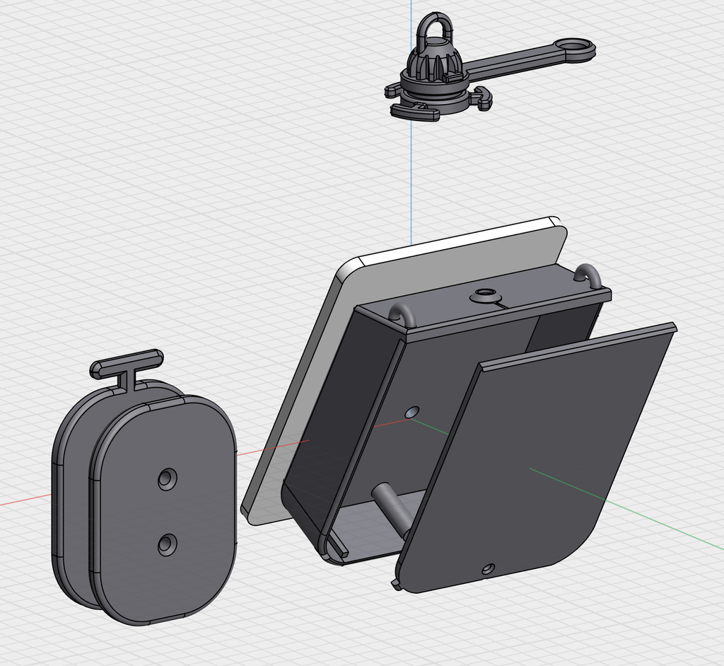 CAD of the Hanging Tree Node case